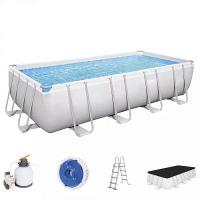 Bestway 56466 BW Каркасный бассейн Power Steel 549х274х122см, 14812л, песч.фил.-нас. 5678/ч, лестн., тент, попл.-доз. Bestway 56466 BW Каркасный бассейн Power Steel 549х274х122см, 14812л, песч.фил.-нас. 5678/ч, лестн., тент, попл.-доз.