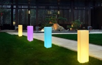 Светильник Колонна 30х80 питание от сети 220, RGB