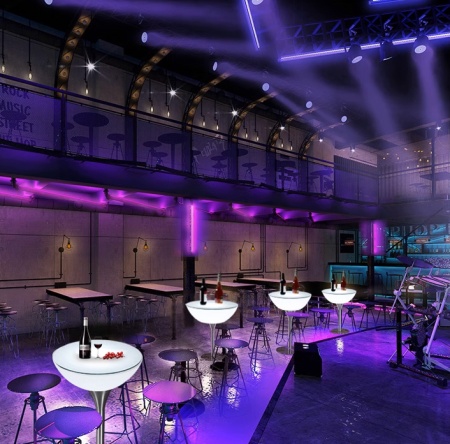 Комплект светящейся мебели Стол+2 стула V11 Комплект светящейся мебели Стол+2 стула V11