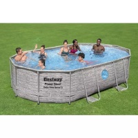 Bestway 56946 BW Каркасный бассейн 488х305х107см "Ротанг" 7250л, песч.фил.-нас. 3028л/ч, лестница, тент, попл.-доз. Bestway 56946 BW Каркасный бассейн 488х305х107см "Ротанг" 7250л, песч.фил.-нас. 3028л/ч, лестница, тент, попл.-доз.